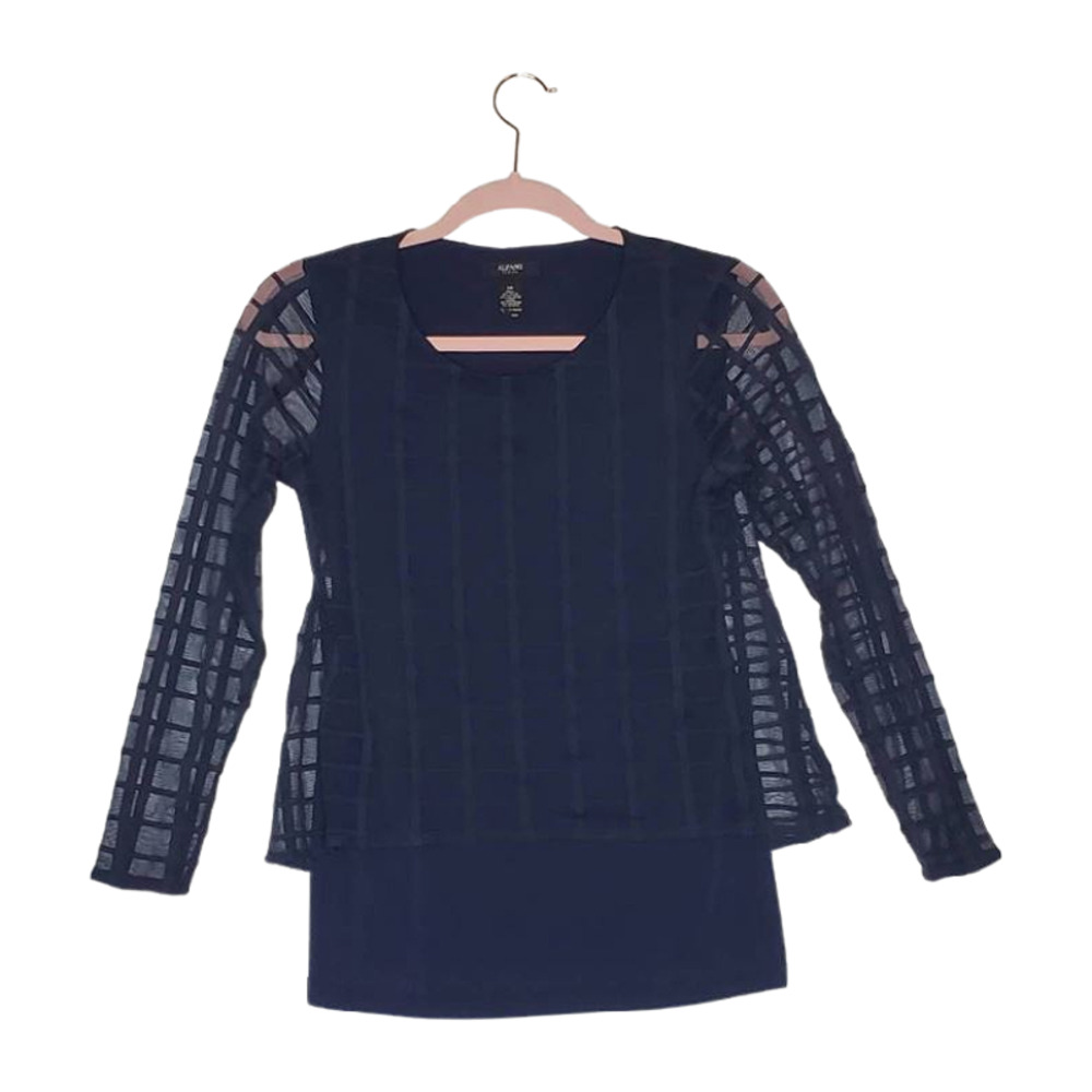 Alfani Petite PP Illusion Long Sleeve
